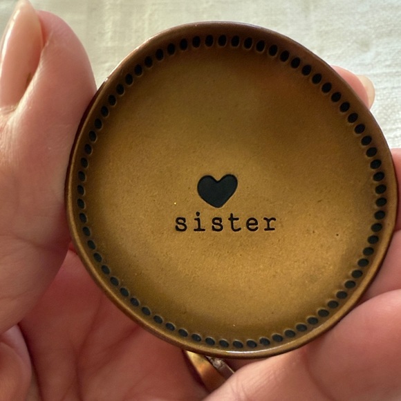 Stanley Floral Sisters Accessory Box with brass colored “sister”- Pink and Green - Picture 6 of 6